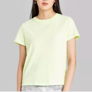 Wild Fable Light Neon Green Tee